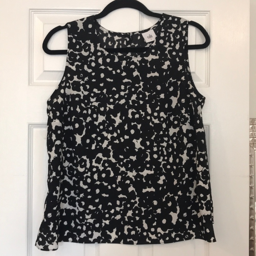 Cabi Black and White blouse
